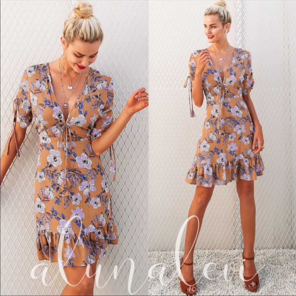 Floral Print Dress - Picture 2 of 5